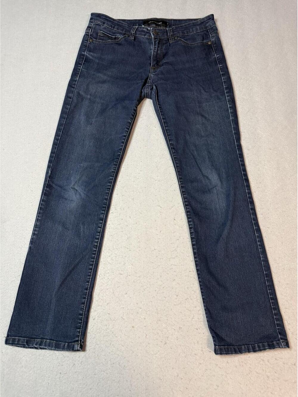 Calvin‎ Klein Jeans Women’s Size 6x30 Dark Wash Straight Leg Stretch Denim Jeans